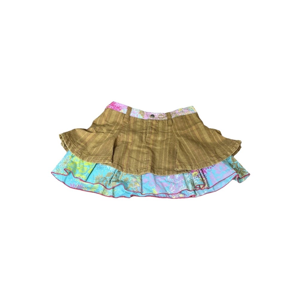 Cakewalk Toddler Girls 3T Multi-pattern Skirt Netherlands Designer Boho Casual